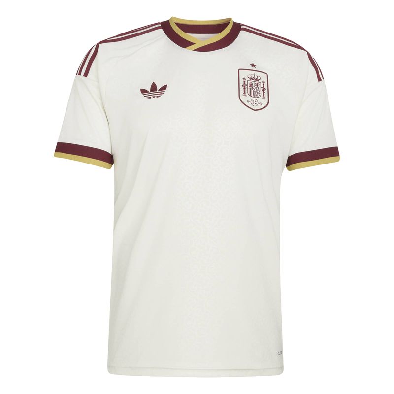 SPAIN 2026 AWAY JERSEY (OFF WHITE/MAROON)