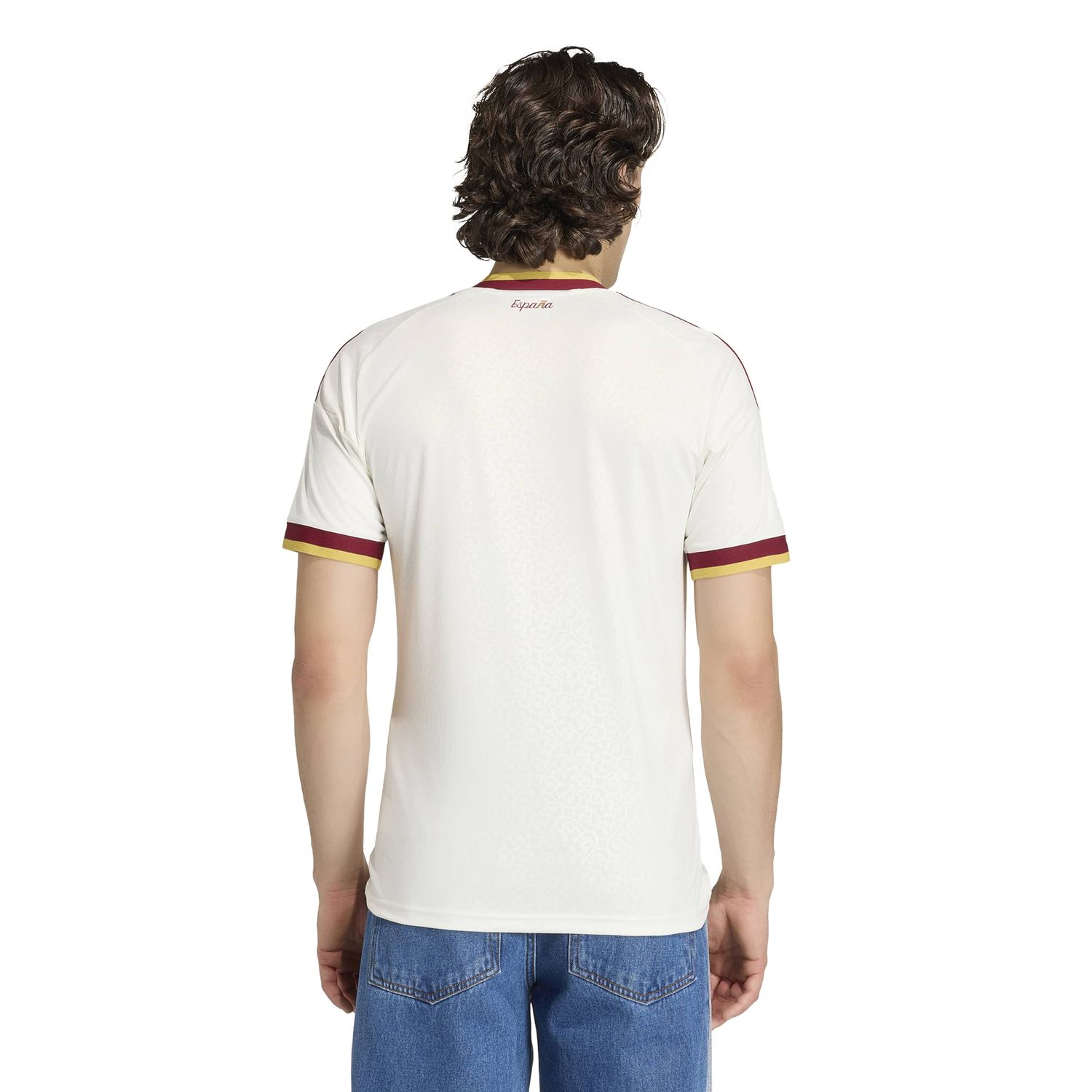 SPAIN 2026 AWAY JERSEY (OFF WHITE/MAROON)