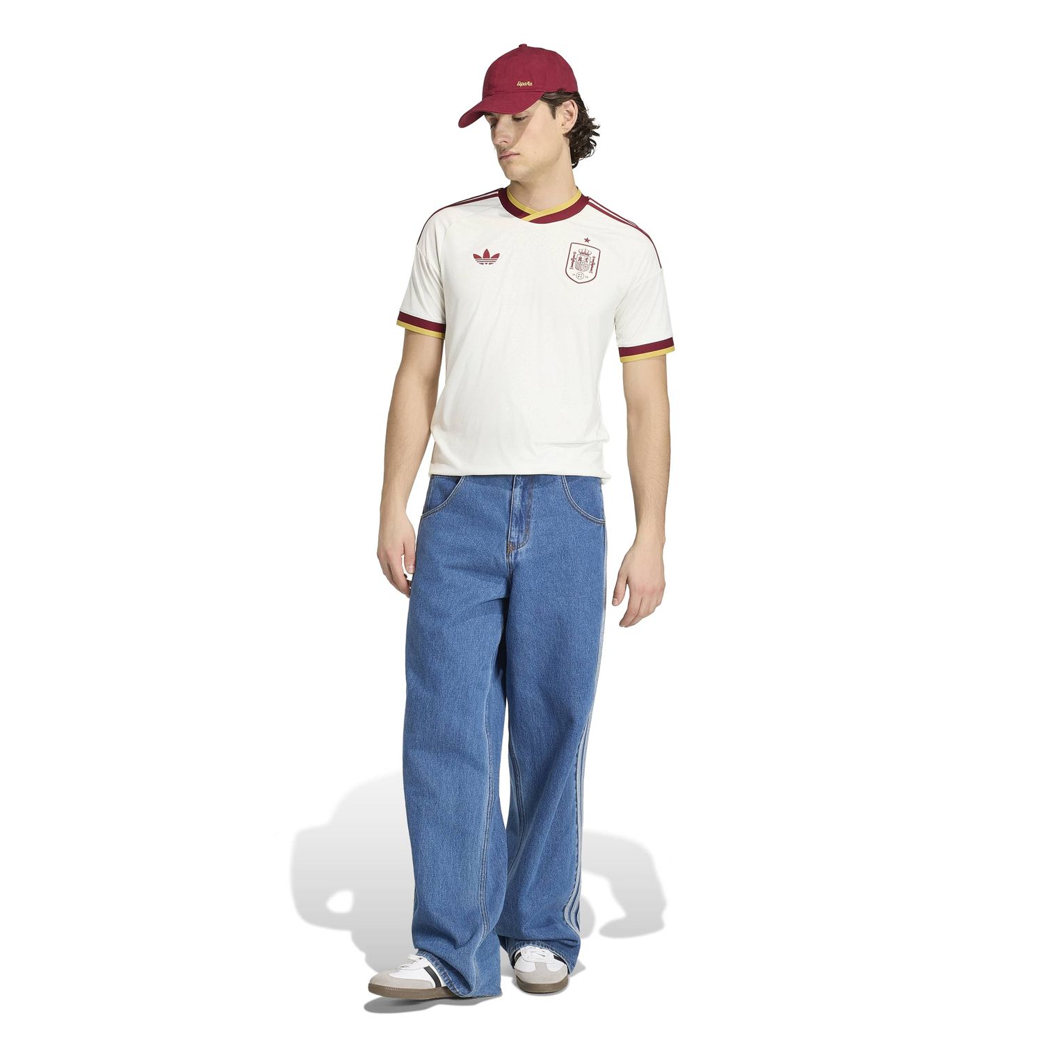 SPAIN 2026 AWAY JERSEY (OFF WHITE/MAROON)