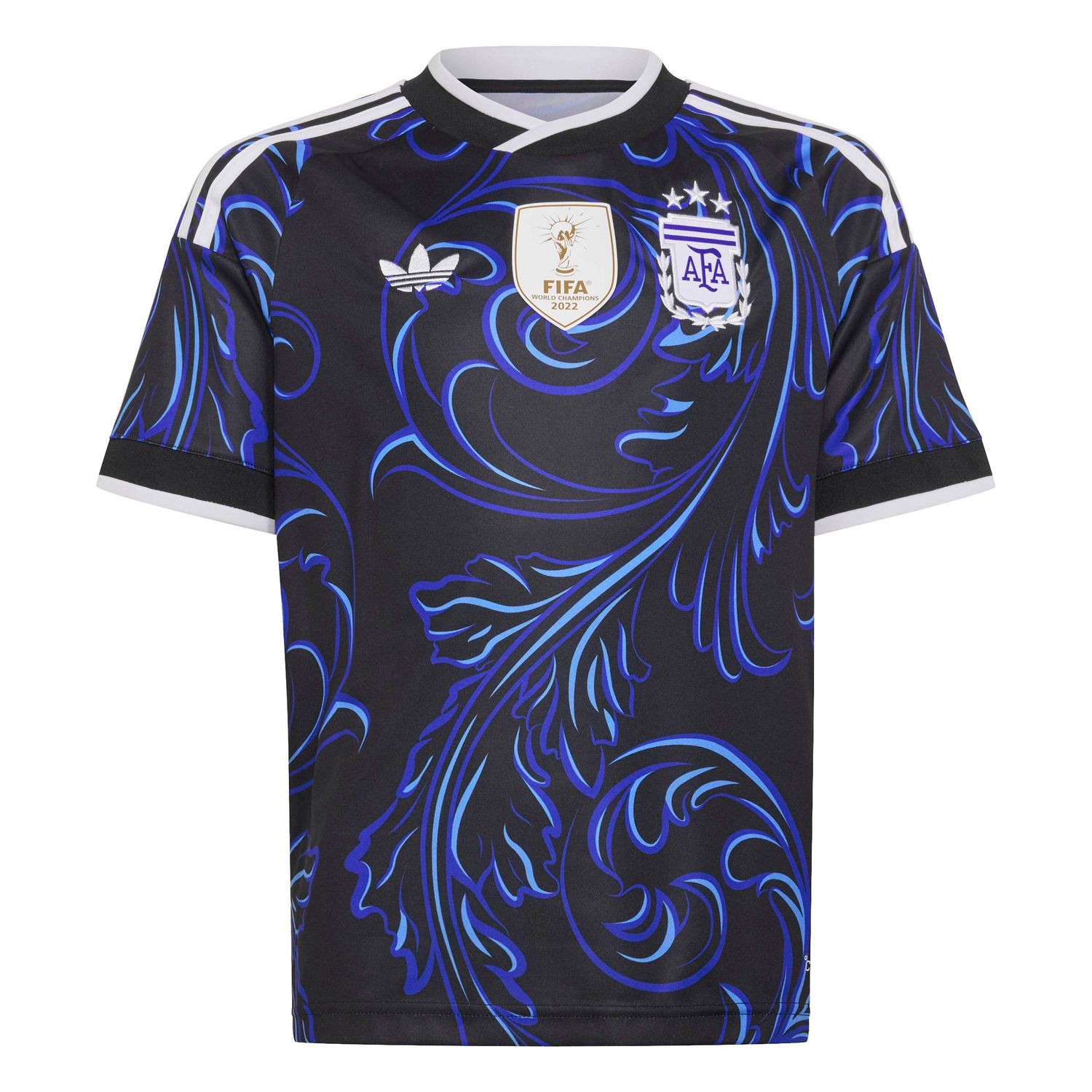 ARGENTINA 2026 AWAY JERSEY YOUTH (BLACK/BLUE)