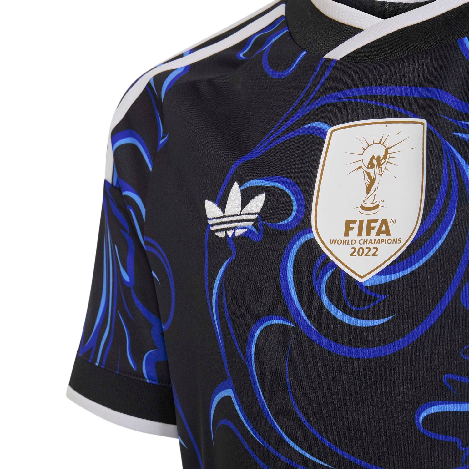 ARGENTINA 2026 AWAY JERSEY YOUTH (BLACK/BLUE)