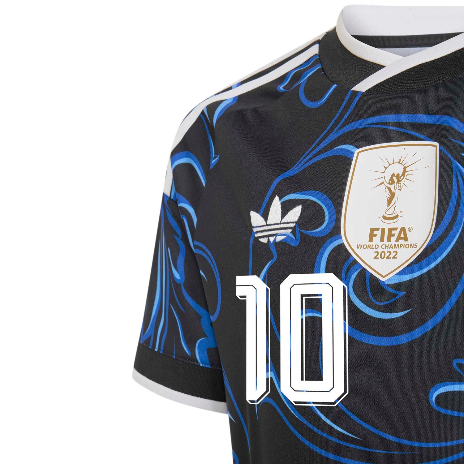 ARGENTINA MESSI 2026 AWAY JERSEY YOUTH (BLACK/BLUE)