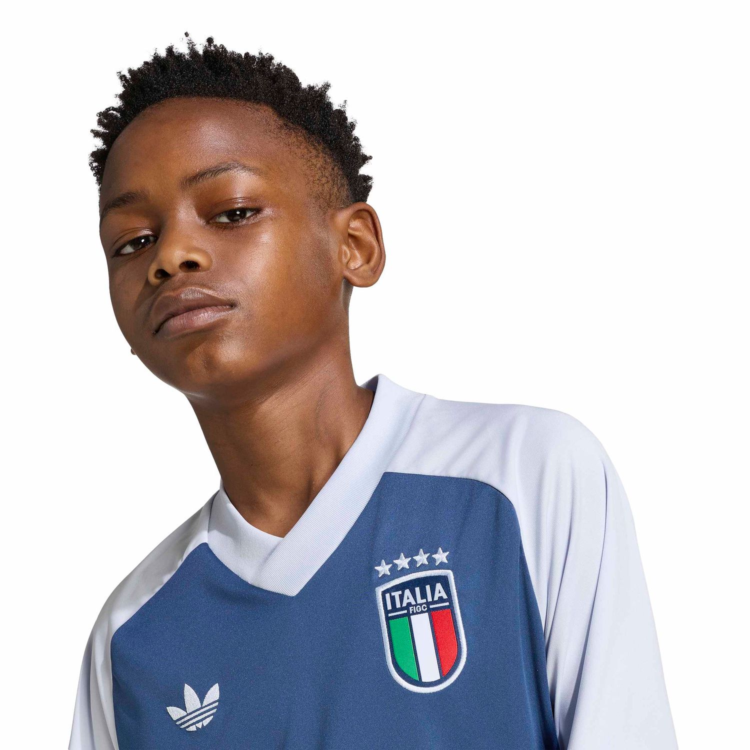 ITALY 2026 AWAY PREMATCH JERSEY YOUTH (BLUE)
