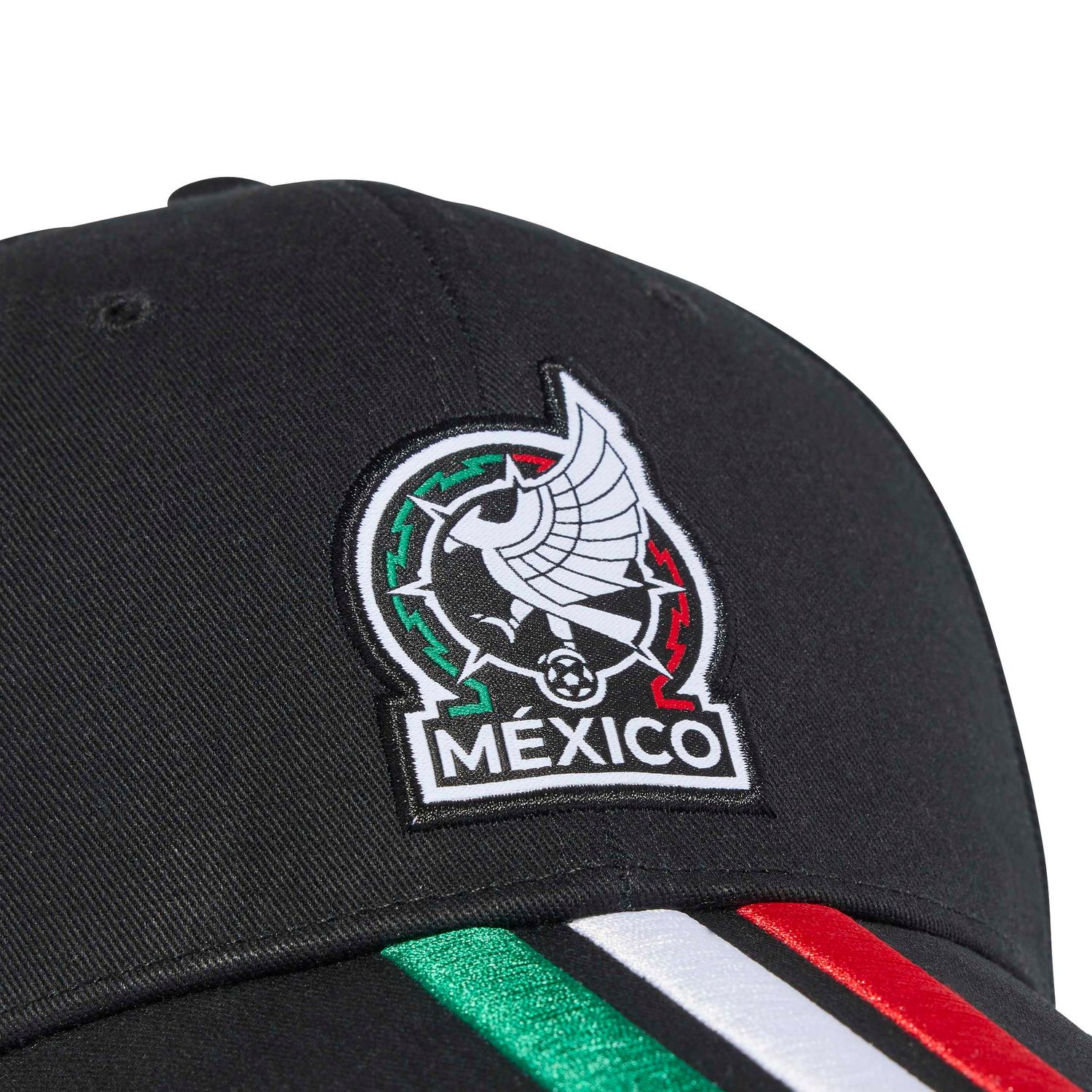 MEXICO 2026 BASEBALL CAP 3 STRIPES (BLACK)