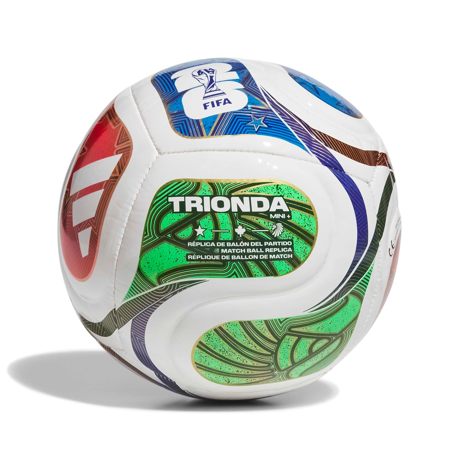 WORLD CUP 2026 TRIONDA MINI+ BALL (RED/GREEN/BLUE)