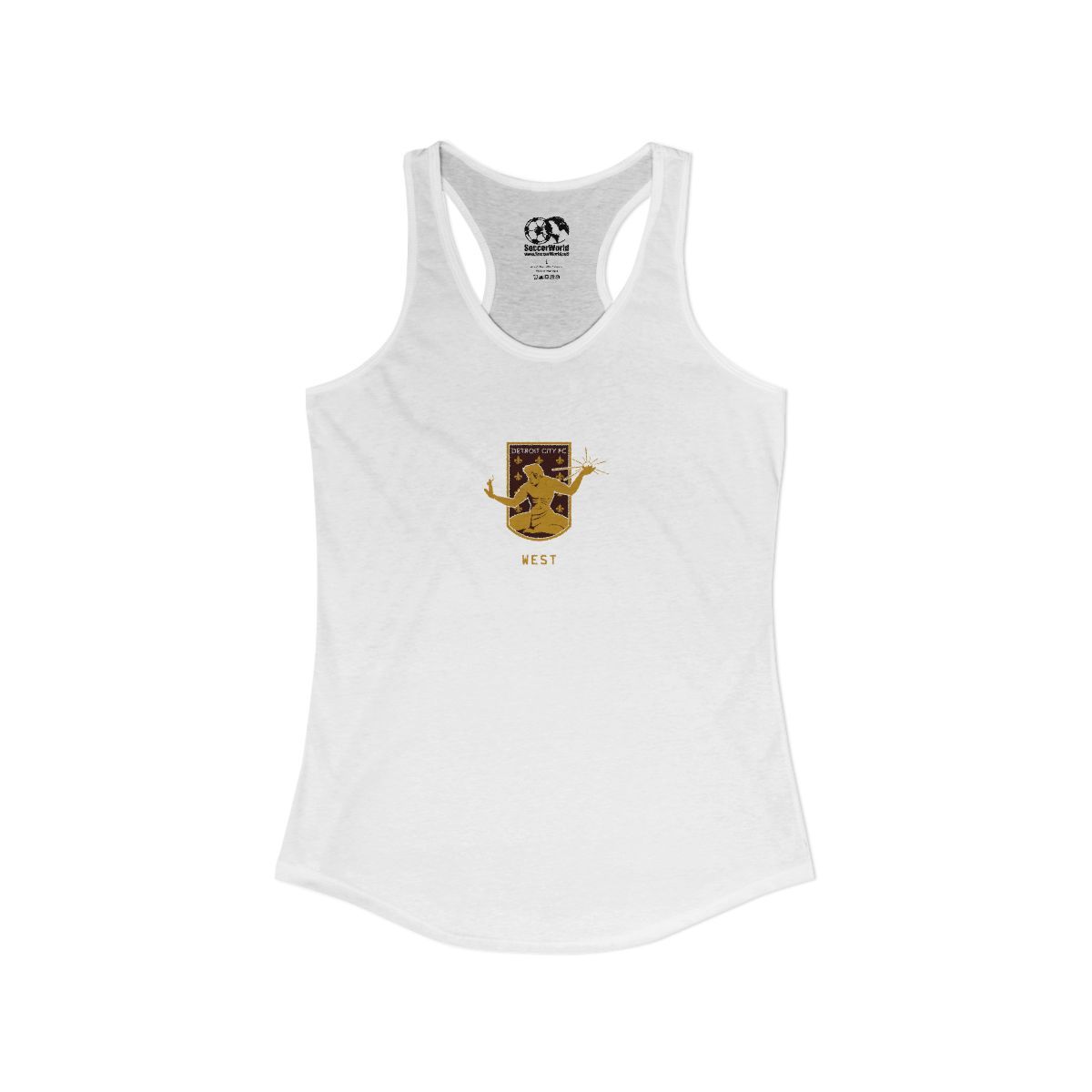 DCFC West "Crest" Women's Ideal Racerback Tank