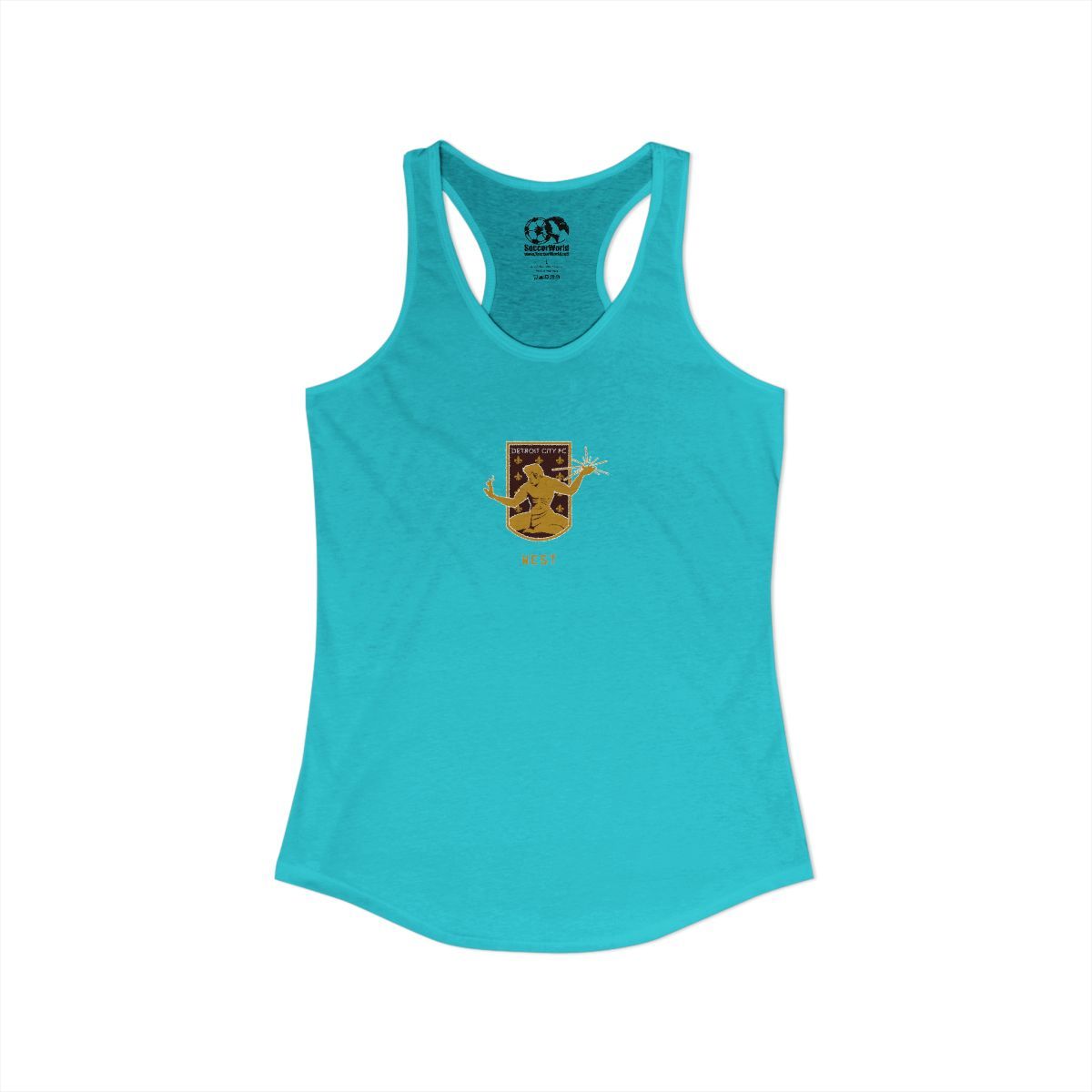 DCFC West "Crest" Women's Ideal Racerback Tank