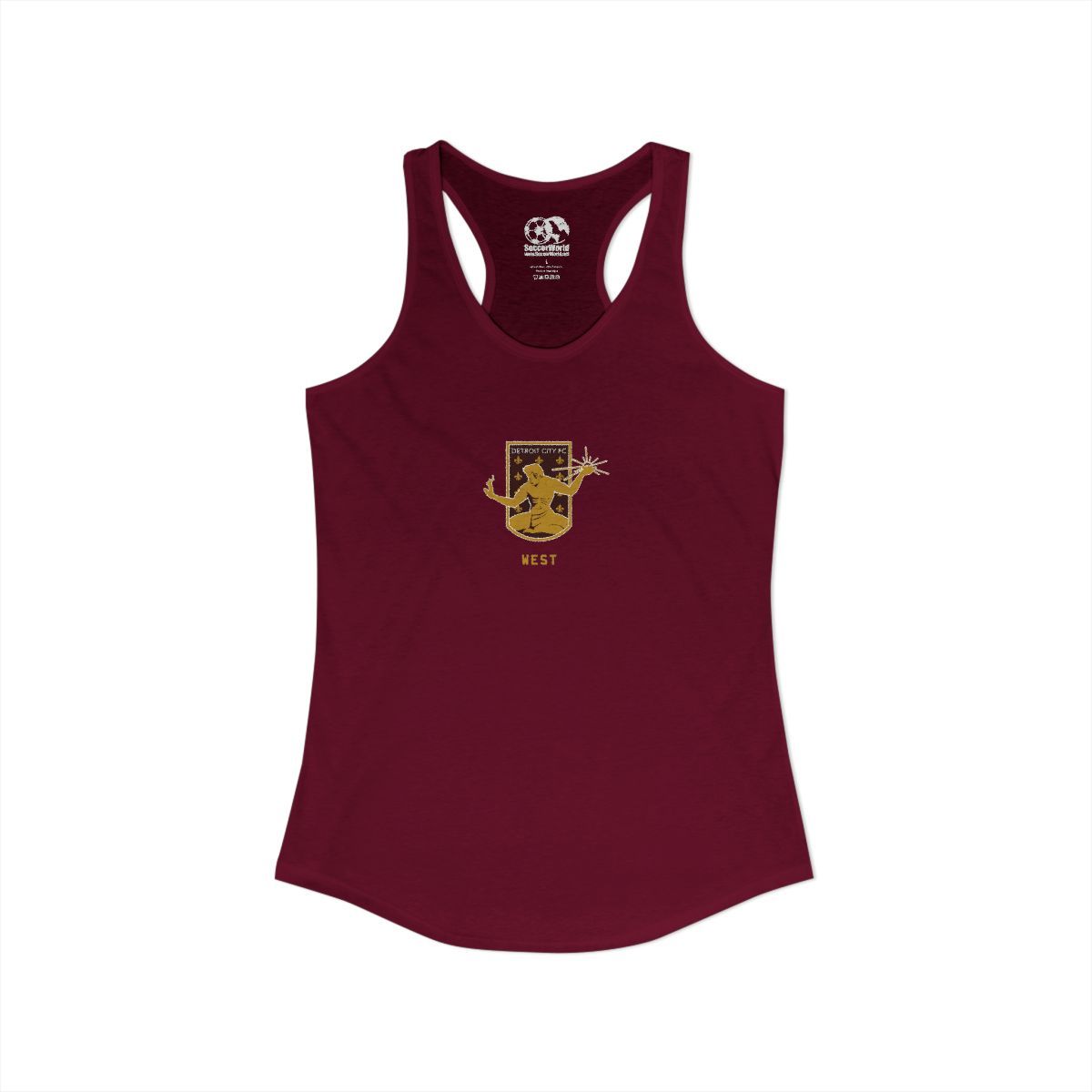 DCFC West "Crest" Women's Ideal Racerback Tank