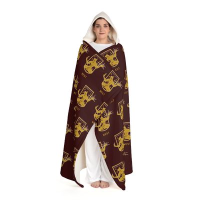 DCFC West "Crest" Hooded Sherpa Blanket