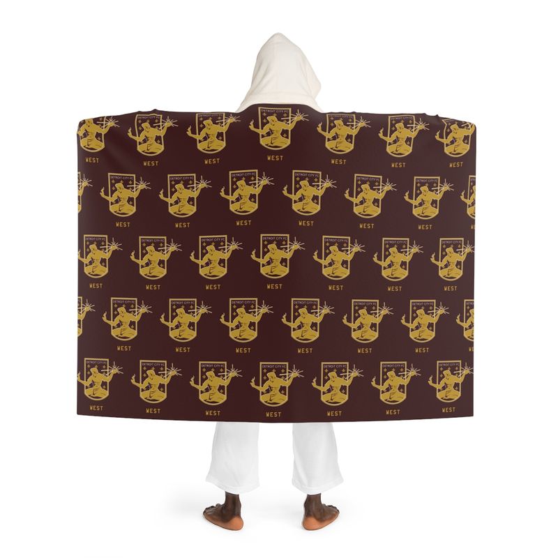 DCFC West "Crest" Hooded Sherpa Blanket