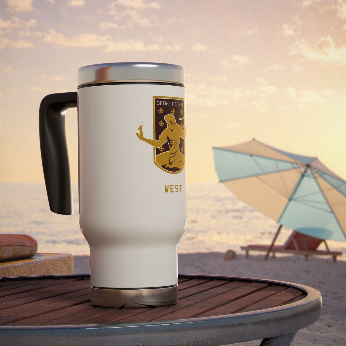 DCFC West "Crest" Travel Mug | Stainless Steel 14oz