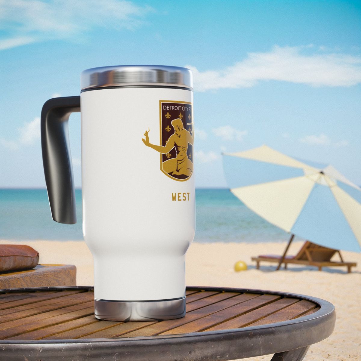 DCFC West "Crest" Travel Mug | Stainless Steel 14oz