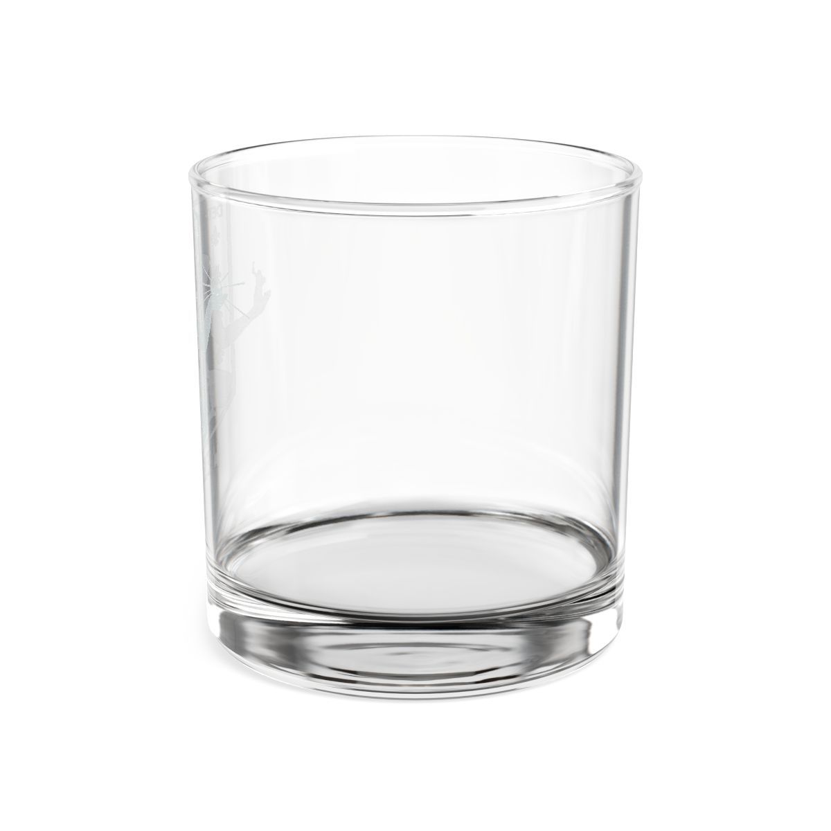 DCFC West "Crest" Engraved Compass Whiskey Glass | 10.5oz Rocks Glass