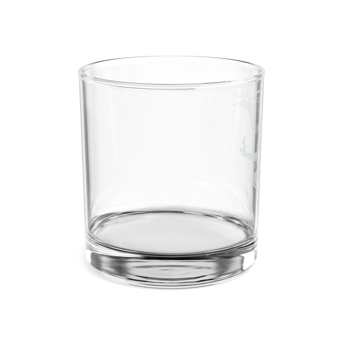 DCFC West "Crest" Engraved Compass Whiskey Glass | 10.5oz Rocks Glass