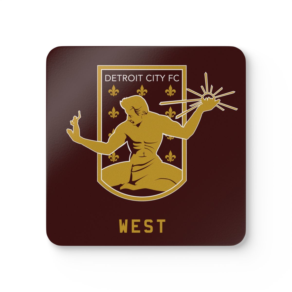 DCFC West "Crest" Corkwood Coaster Set