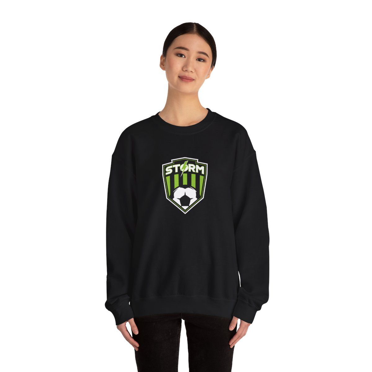 Milan Storm Soccer Shield Crewneck