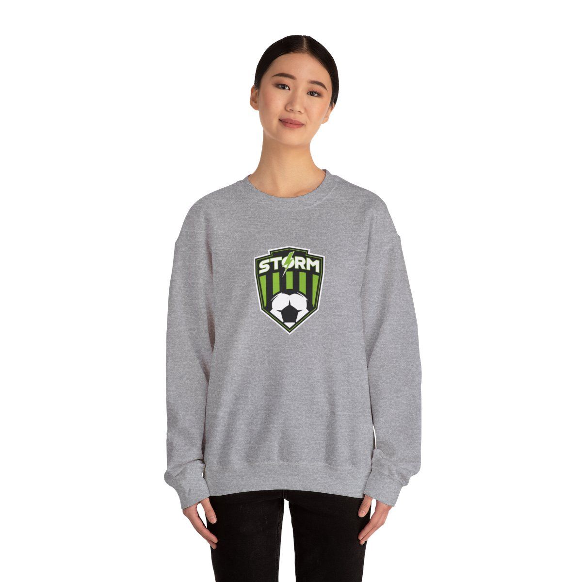Milan Storm Soccer Shield Crewneck