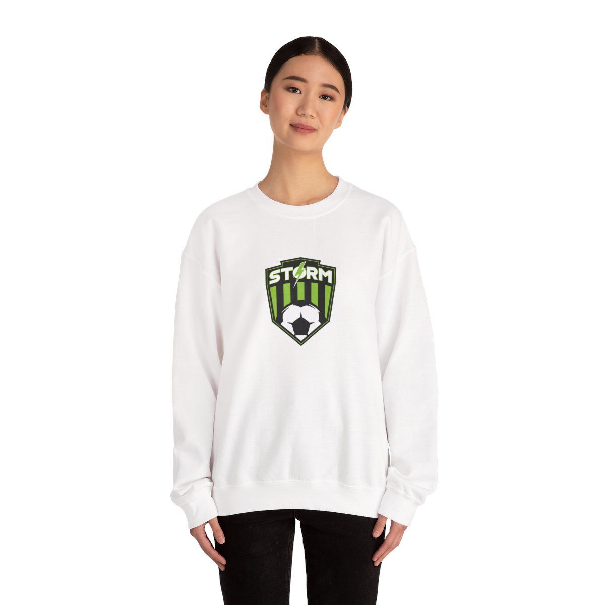 Milan Storm Soccer Shield Crewneck