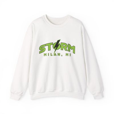 Milan Storm Soccer Text Crewneck
