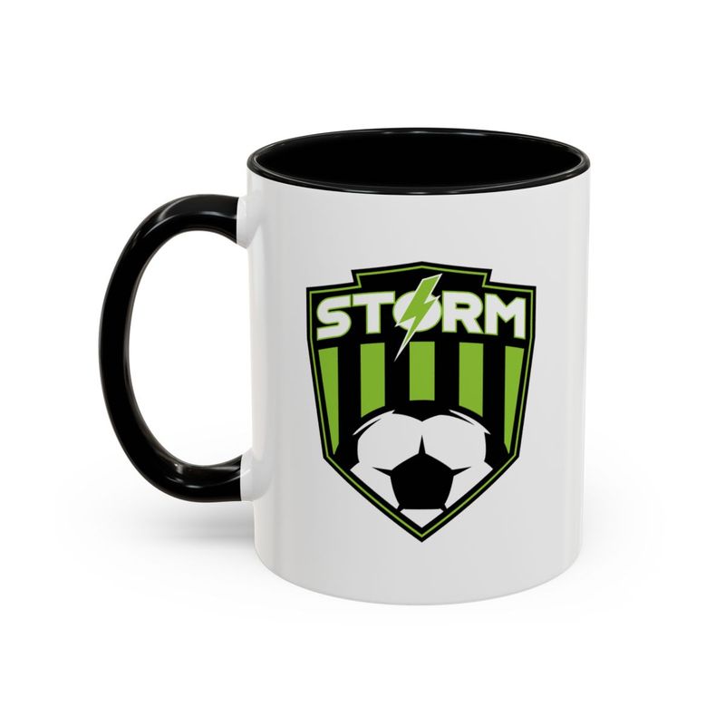 Milan Storm Soccer Shield Accent Mug