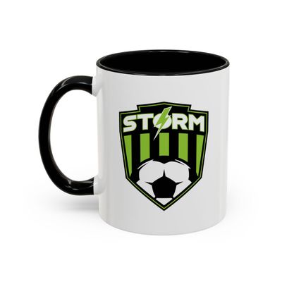 Milan Storm Soccer Shield Accent Mug