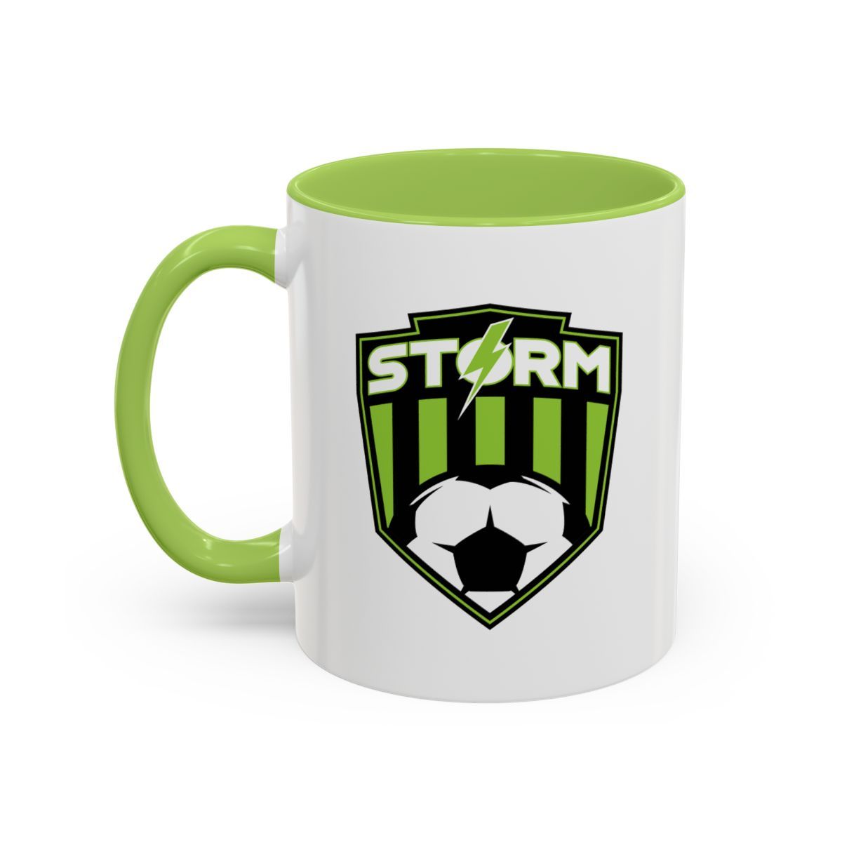 Milan Storm Soccer Shield Accent Mug