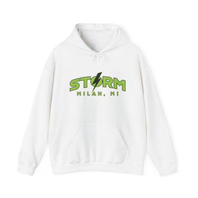 Milan Storm Soccer Text Hoodie