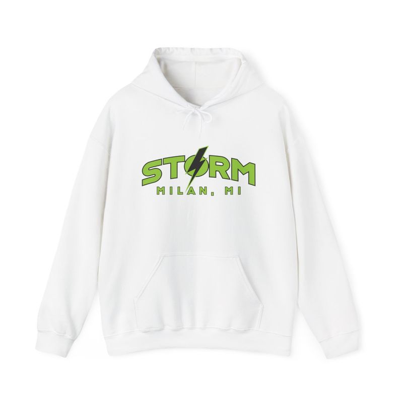 Milan Storm Soccer Text Hoodie