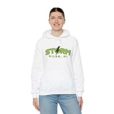 Milan Storm Soccer Text Hoodie