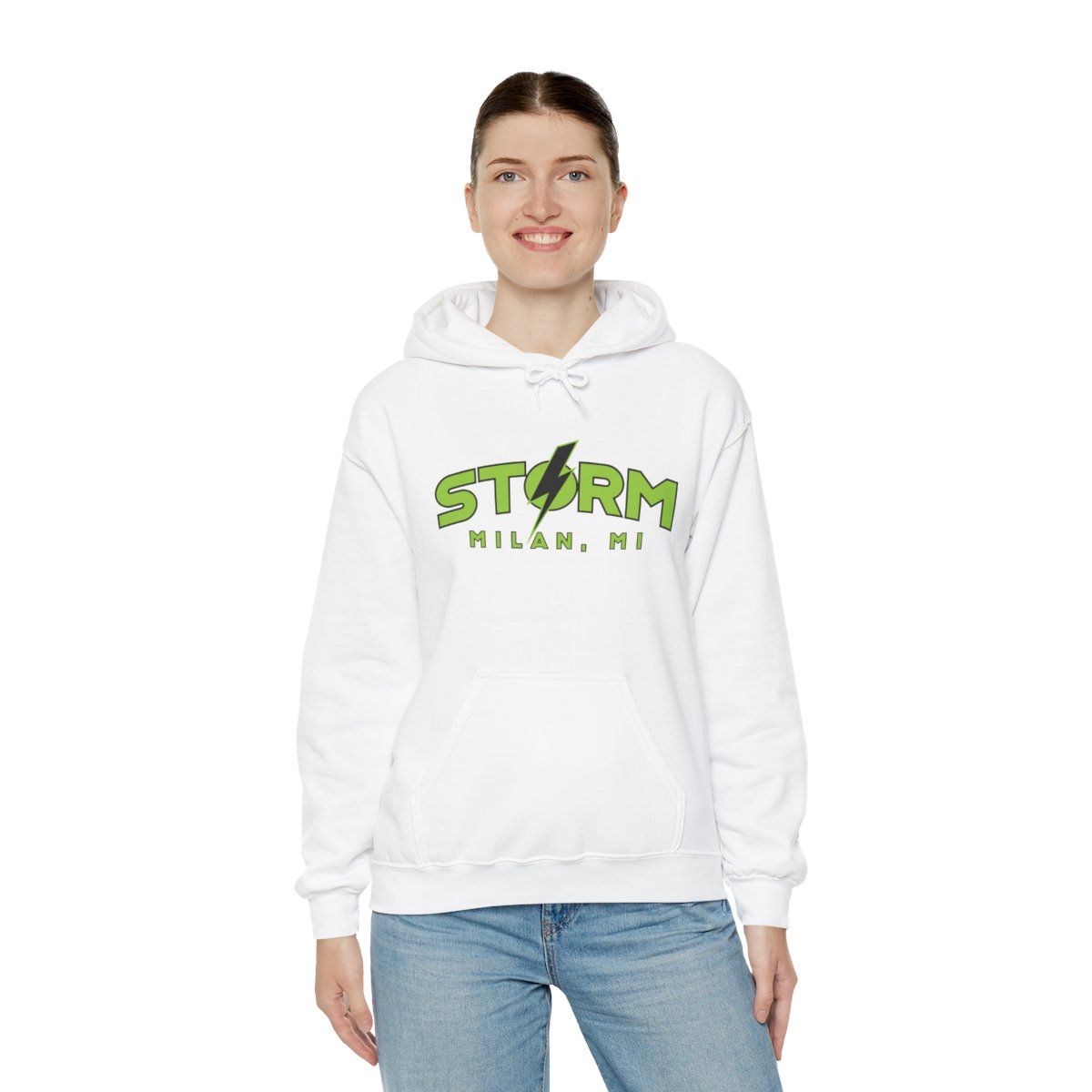 Milan Storm Soccer Text Hoodie