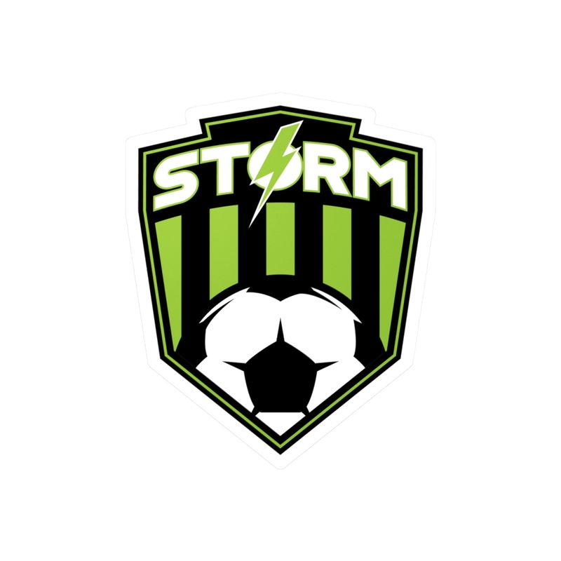 Milan Storm Soccer Shield Decal