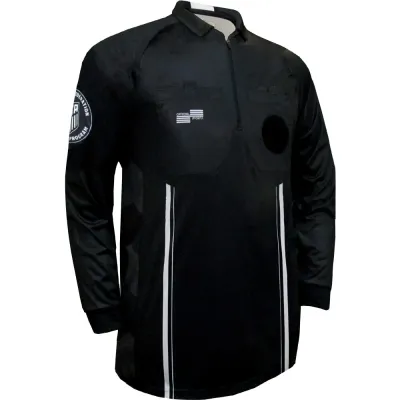 USSF PRO LS REFEREE JERSEY (BLACK)