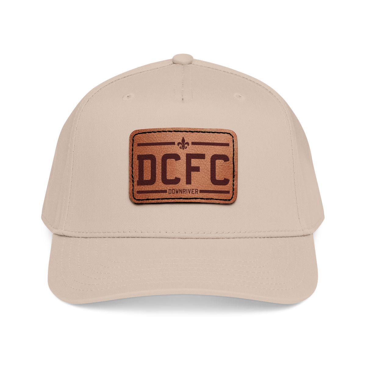 DCFC Downriver "Classic" Leather Patch Baseball Cap