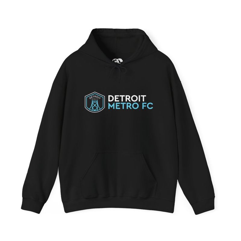 Detroit Metro FC "Text" Unisex Hoodie