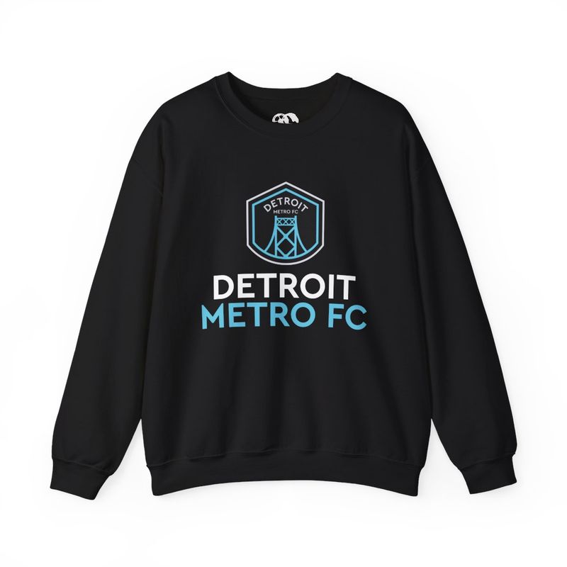 Detroit Metro FC "Stacked" Unisex Crewneck
