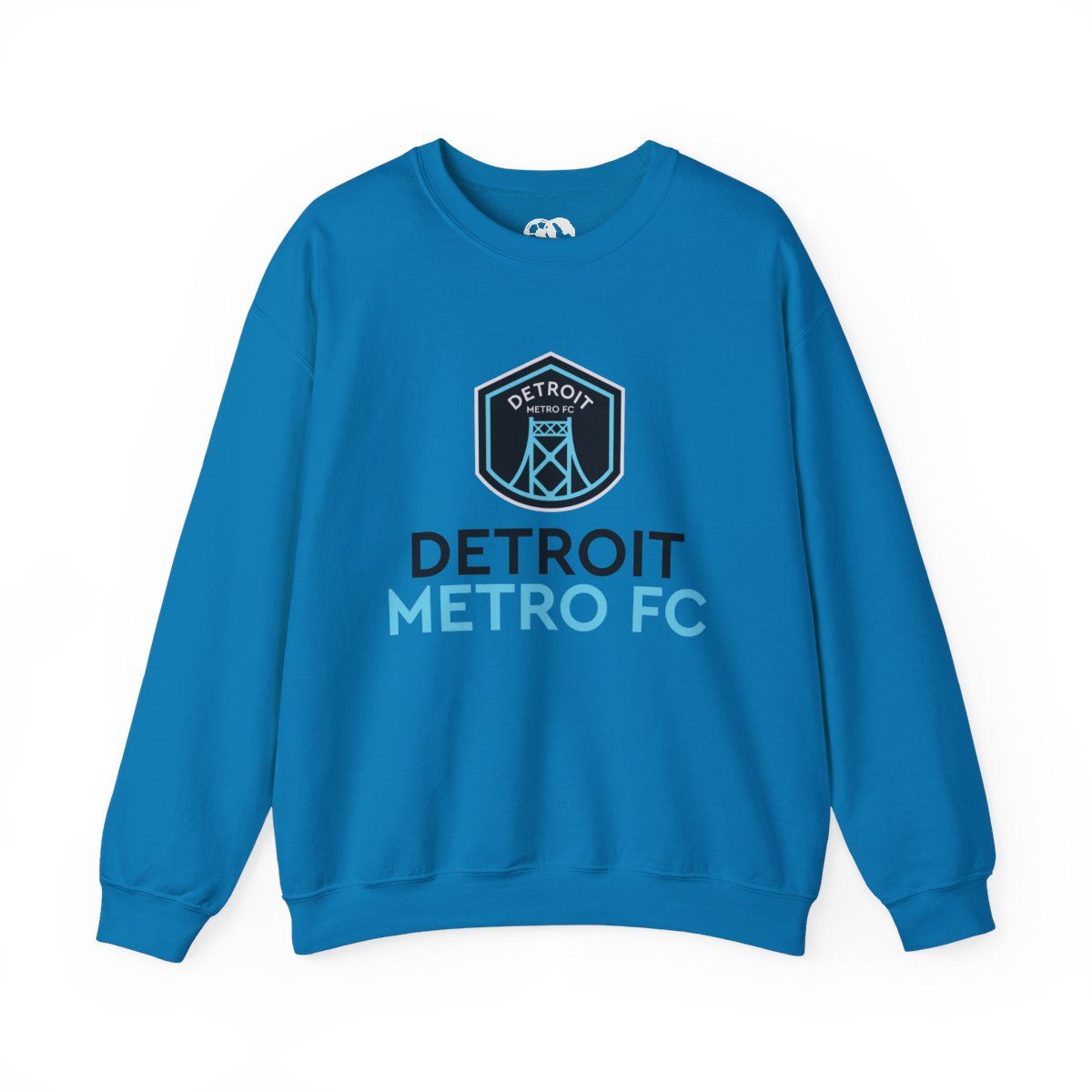 Detroit Metro FC "Stacked" Unisex Crewneck
