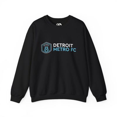 Detroit Metro FC "Text" Unisex Crewneck