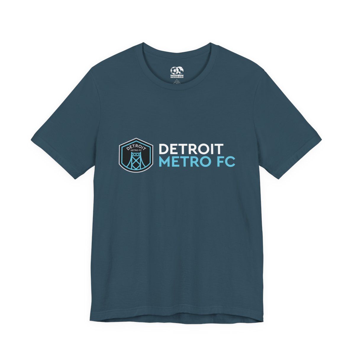 Detroit Metro FC "Text" Unisex Tee