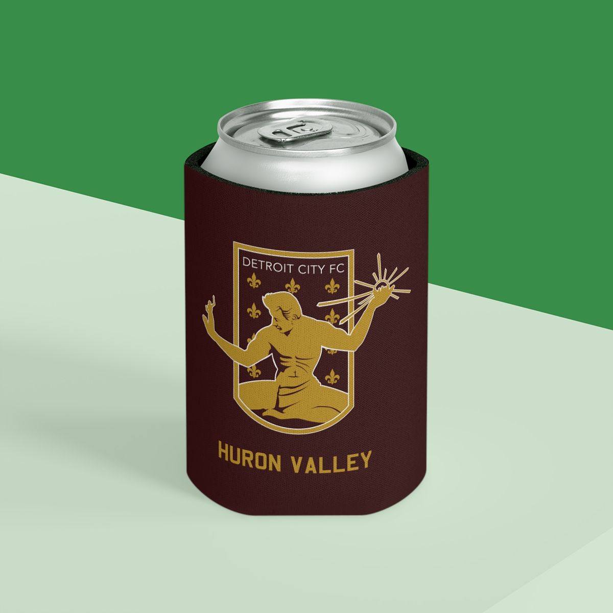 DCFC Huron Valley "Crest" Can Koozie