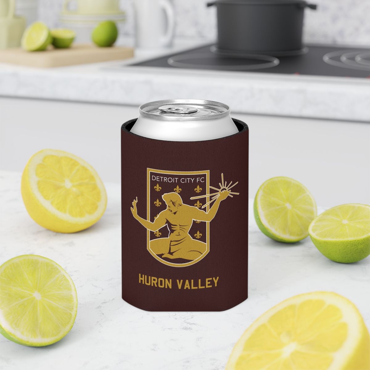DCFC Huron Valley "Crest" Can Koozie