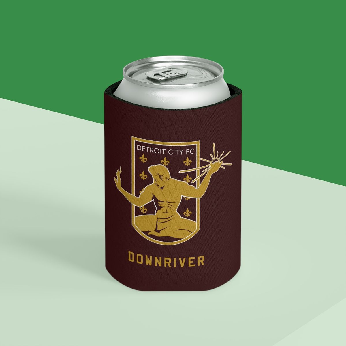 DCFC Downriver "Crest" Can Koozie