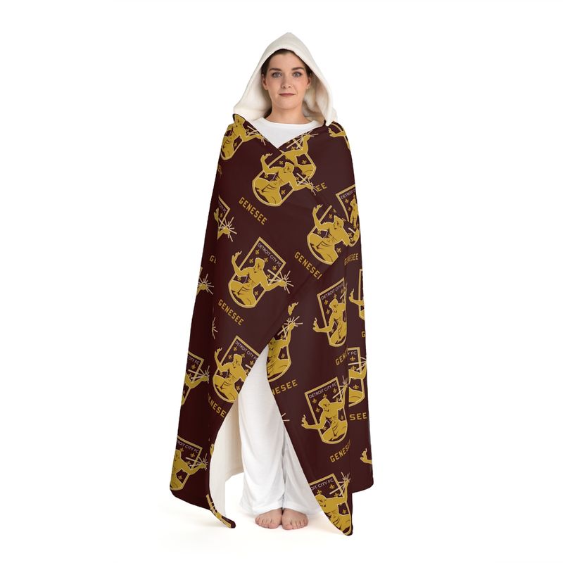 DCFC Genesee "Crest" Hooded Sherpa Blanket