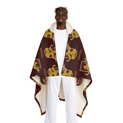 DCFC Genesee "Crest" Hooded Sherpa Blanket