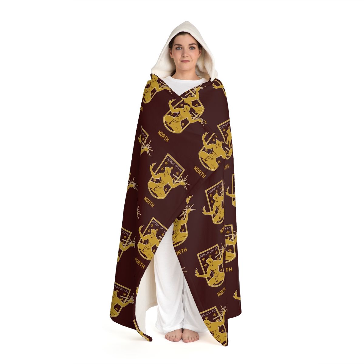 DCFC North "Crest" Hooded Sherpa Blanket