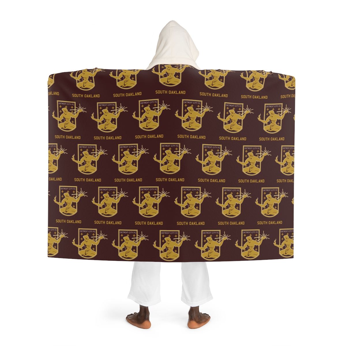 DCFC South Oakland "Crest" Hooded Sherpa Blanket