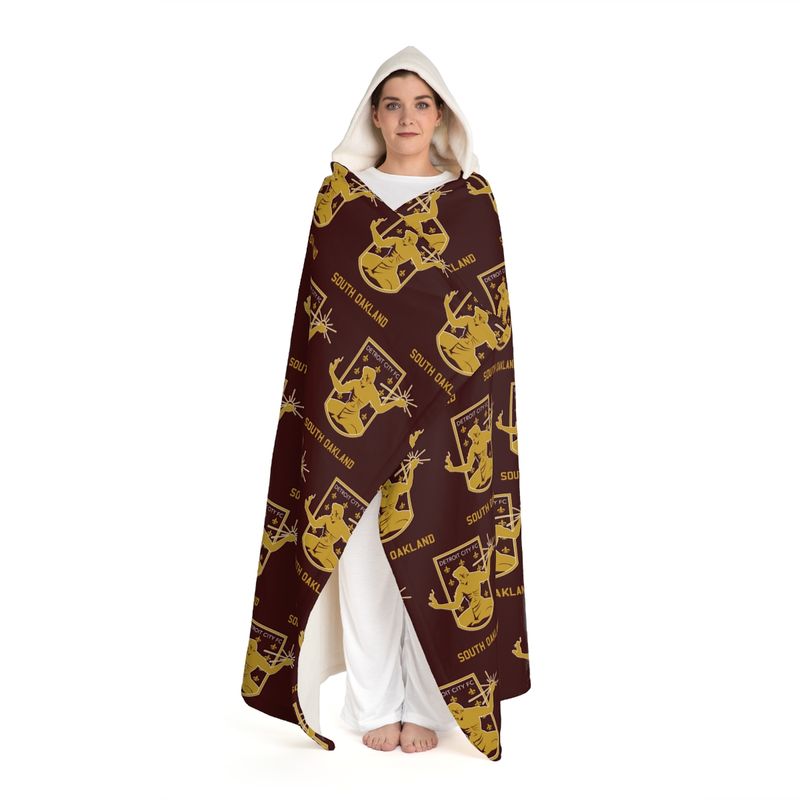 DCFC South Oakland "Crest" Hooded Sherpa Blanket