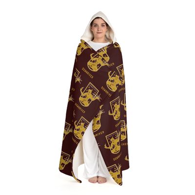 DCFC Downriver "Crest" Hooded Sherpa Blanket