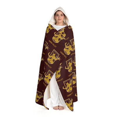 DCFC Huron Valley "Crest" Hooded Sherpa Blanket