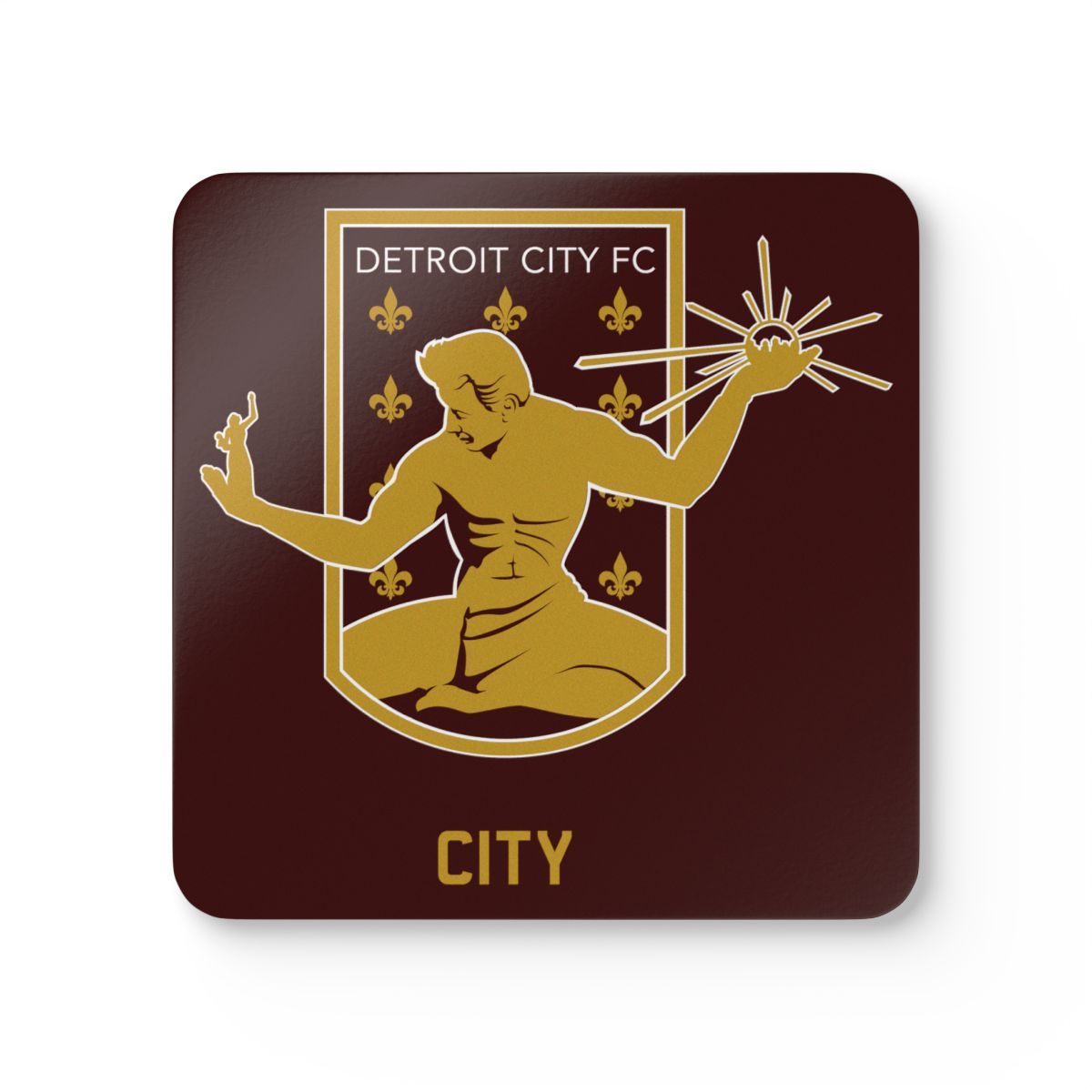 DCFC City "Crest" Corkwood Coaster Set
