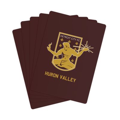 DCFC Huron Valley "Crest" Playing Cards
